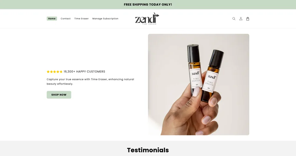 Zendi (Time Eraser Oil)